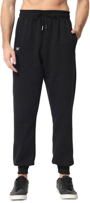 Fflirtygo Solid Men Black Track Pants