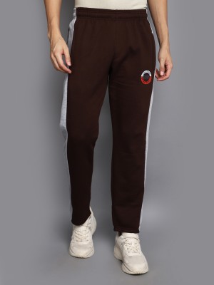 V-MART Solid Men Brown, Brown Track Pants