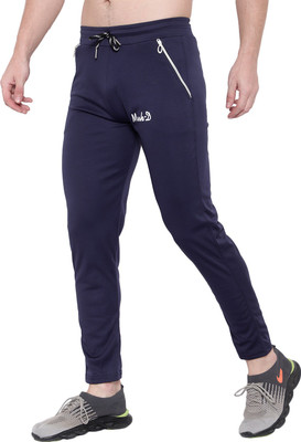 mank D Track Pant For Boys(Blue, Pack of 1)
