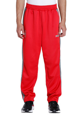 PUMA Ferrari Race MT7 Monochrome Pants Solid Men Red Track Pants