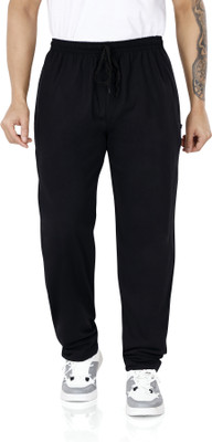 NEO GARMENTS Solid Men Black Track Pants