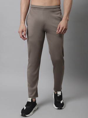 JAINISH Solid Men Brown Track Pants