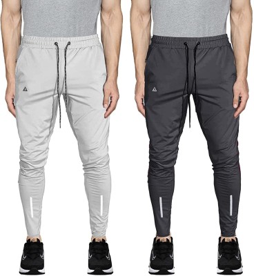 AVOLT Solid Men Grey, Grey Track Pants