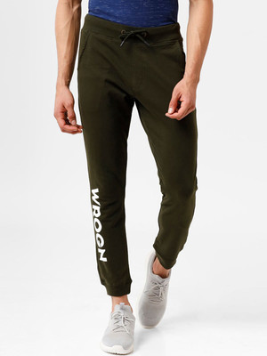 WROGN Printed Men Green Track Pants