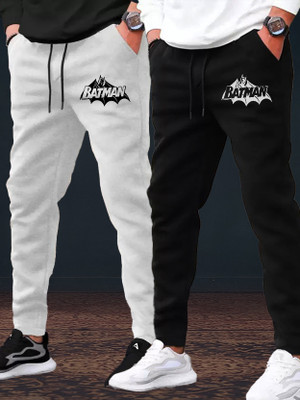 PKB garments Solid Men Black, Grey Track Pants