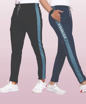 Covett Solid Men Grey Track Pants