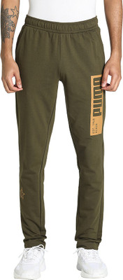 PUMA x1DER Graphic Pants II Printed Men Green Track Pants