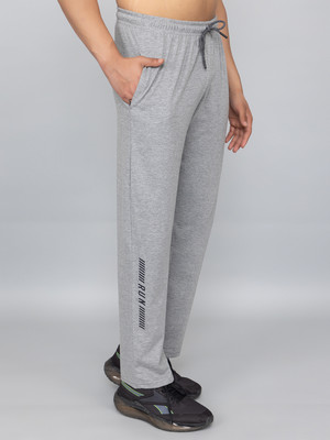 Pyro Spirit Solid Men Grey Track Pants