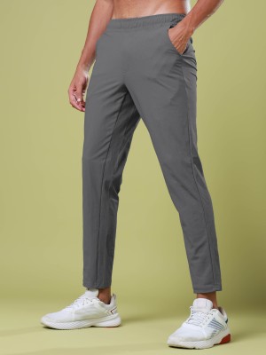 TECHNOSPORT Solid Men Grey Track Pants