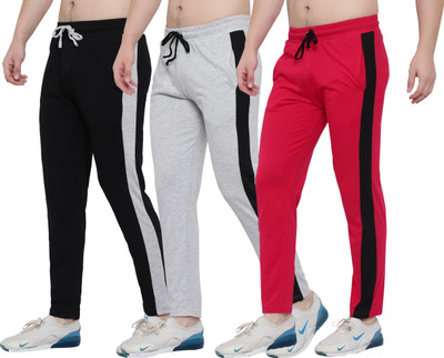 MYOO Solid Men White Track Pants