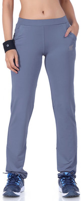 Laasa Sports Solid Women Grey Track Pants