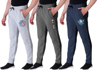 Kartblack Solid Men Multicolor Track Pants
