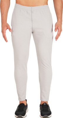 GOTO Solid Men Silver Track Pants