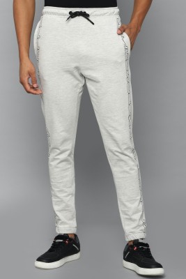 Allen Solly Self Design Men Grey Track Pants