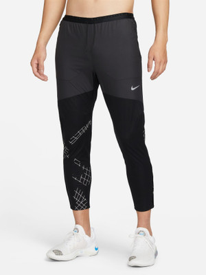 NIKE Printed Men Black Track Pants