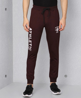 METRONAUT Solid Men Maroon Track Pants