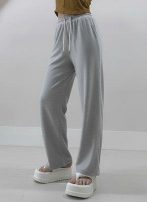 Dockstreet Solid Women Grey Track Pants