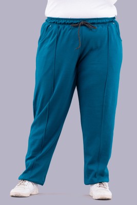 CUPID Solid Women Blue Track Pants