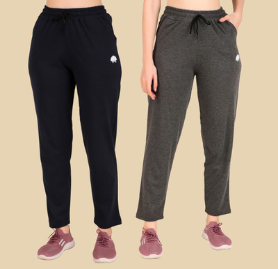 GAA Solid Women Dark Blue, Grey Track Pants