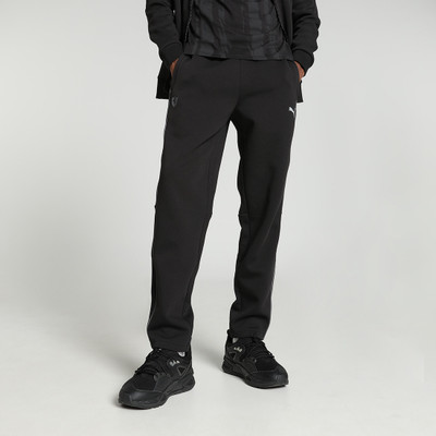 PUMA Solid Men Black Track Pants