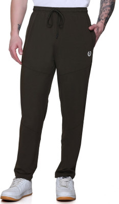 Leebonee Solid Men Dark Green Track Pants
