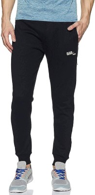 JIMMY STORE Solid Men Black Track Pants