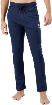 U.S. POLO ASSN. Solid Men Blue Track Pants