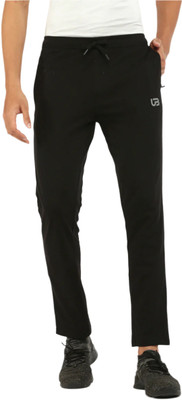 Ramraj Cotton Printed Men Black Track Pants