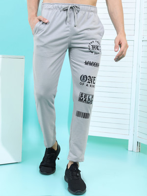 HIGHLANDER Printed Men Grey Track Pants