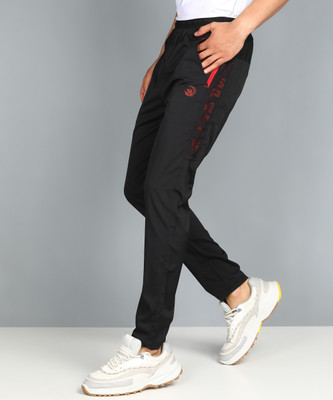GNOCKFACE Solid Men Black Track Pants