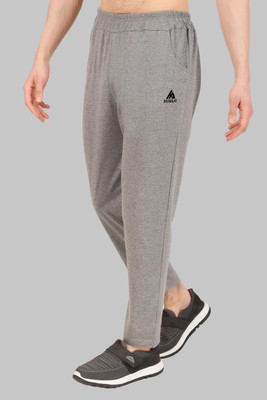 HOKKAI Solid Men Grey Track Pants