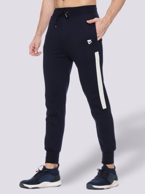 MARK LEUTE Solid Men Blue Track Pants