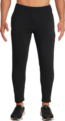 GOTO Solid Men Black Track Pants