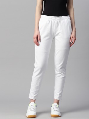 LAABHA Solid Women White Track Pants