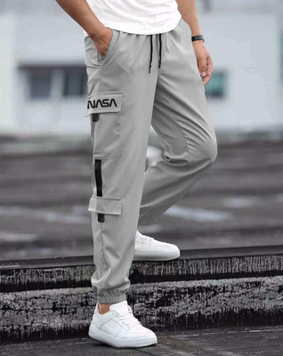 EyeBogler Solid Men Grey Track Pants