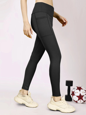 NEXSUS APPARELS Solid Women Black Track Pants