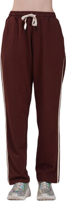 MENTOR Solid Women Brown Track Pants