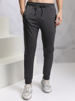 HIGHLANDER Solid Men Grey Track Pants
