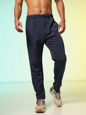 HRX by Hrithik Roshan Solid Men Blue Track Pants