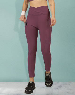 BEYOGINI Solid Women Pink Track Pants