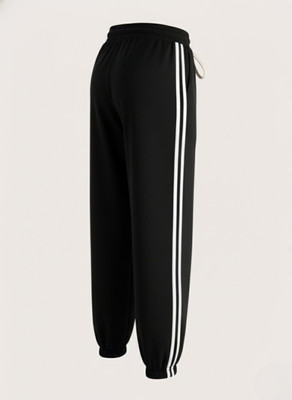 Dockstreet Striped Men White Track Pants