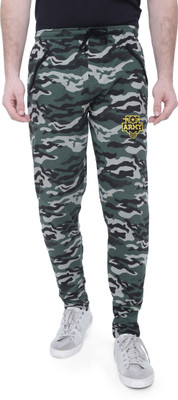 NEO GARMENTS Printed Men Green Track Pants