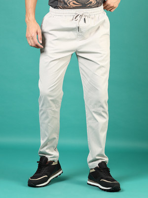 V-MART Solid Men Grey Track Pants