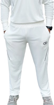 CALIGOSTLE Self Design Men White Track Pants