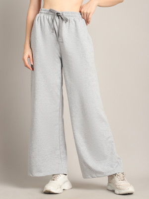 Andk Solid Women Grey Track Pants