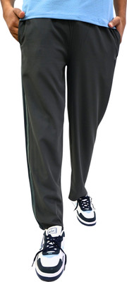 RV ROYAL Colorblock Men Grey Track Pants