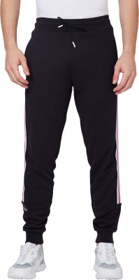 Spykar Striped Men Blue Track Pants