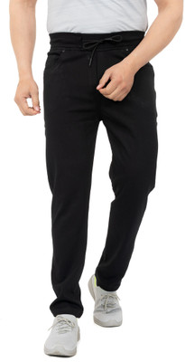 GEE 5 Solid Men Black Track Pants