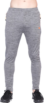 trend armour Self Design Men Grey Track Pants
