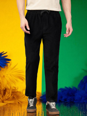 UNICOWESTONESTORE Solid Men Black Track Pants